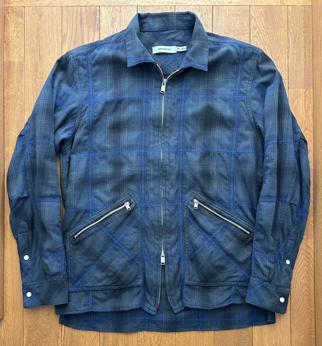 定価4万7千円 未使用 RANCHER SHIRT JACKET C/W TWILL OMBRE PLAID nonnative timberland ブーツ vans mizuno ノンネイティブ ミズノ_画像4