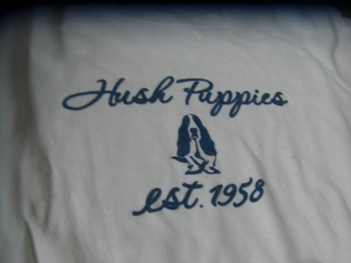 Hush Puppies M 長袖Ｔシャツ　しみあり_画像2