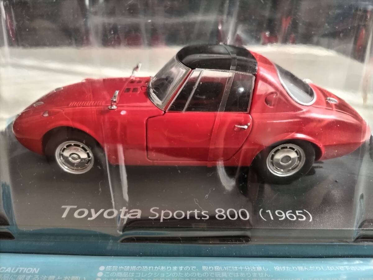 ★　 アシェット　1/24　TOYOTA　SPORTS 800　国産名車コレクション　ヨタハチ　旧車　1965年 　⑦　　★_画像2