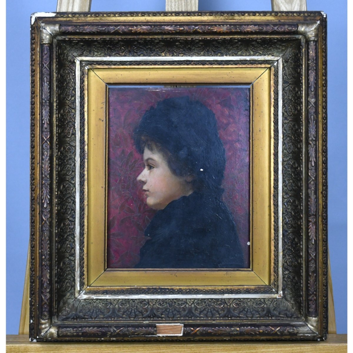Yahoo!オークション - 古い油絵 女性像 横顔 肉筆 西洋絵画【華芳】 Yahoo!オークション - 古い油絵 女性像 横顔 肉筆 西洋絵画【華芳】