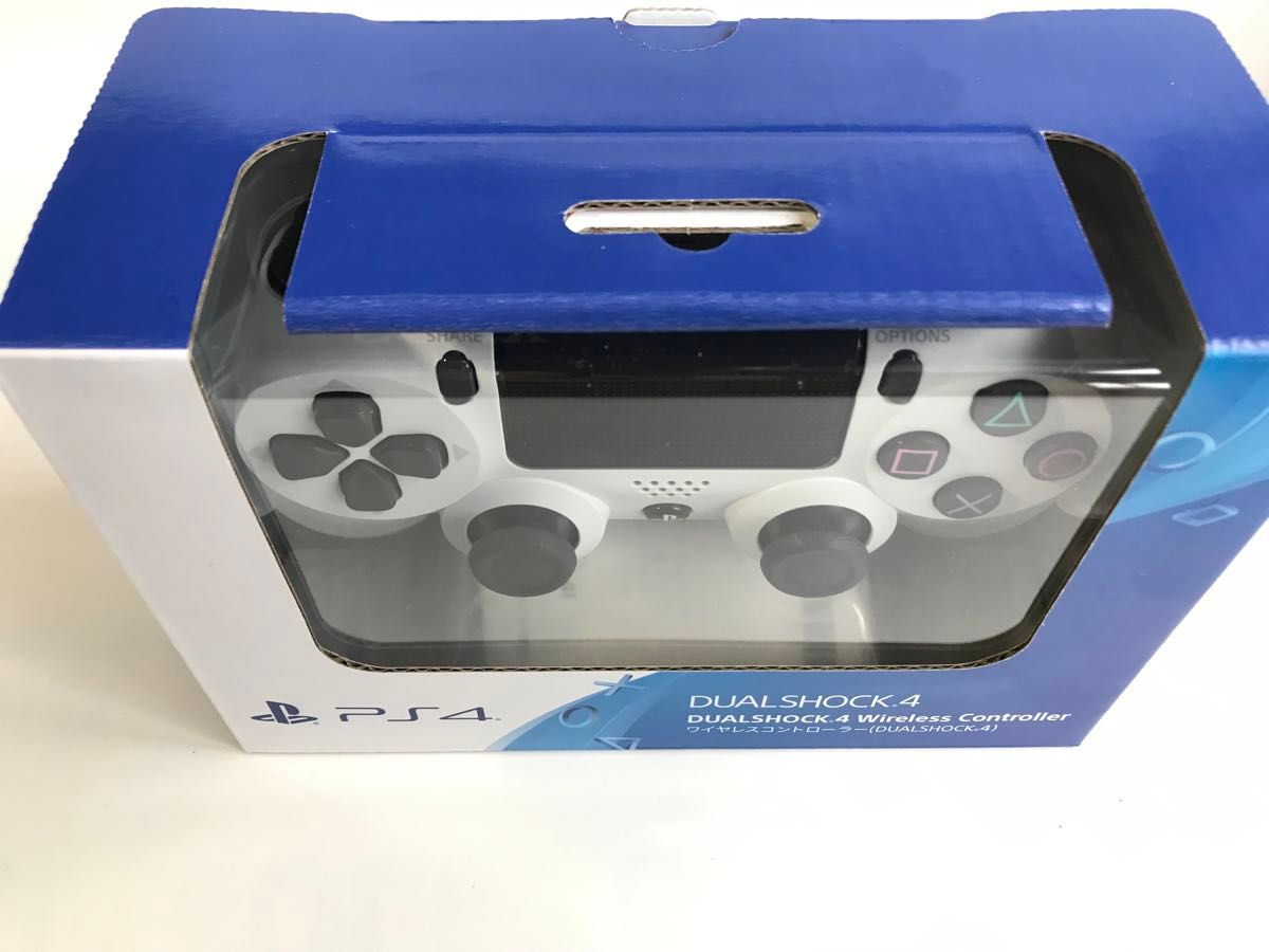 PS4 ワイヤレスコントローラー　デュアルショック　DUALSHOCK 4　新品未開封　純正品 グレイシャーホワイト SONY