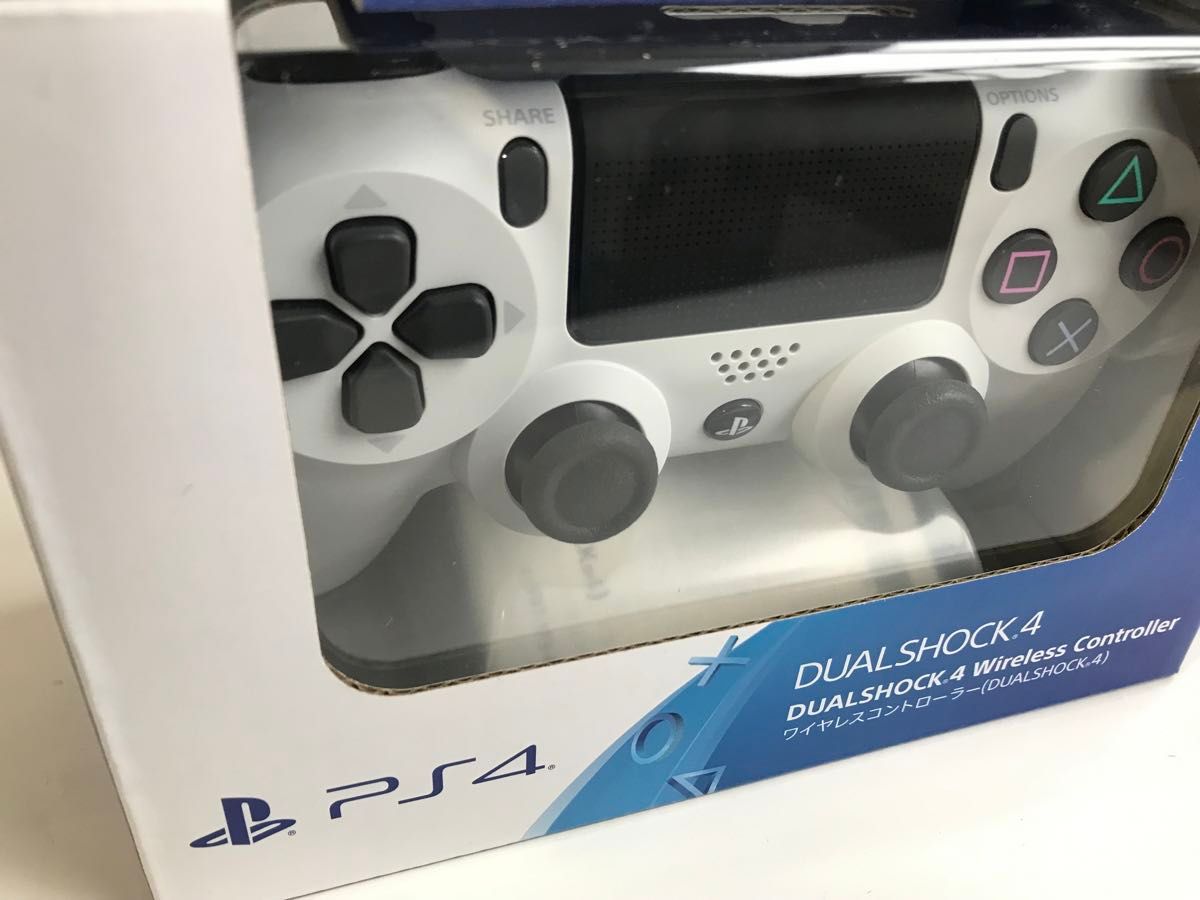 PS4 ワイヤレスコントローラー　デュアルショック　DUALSHOCK 4　新品未開封　純正品 グレイシャーホワイト SONY