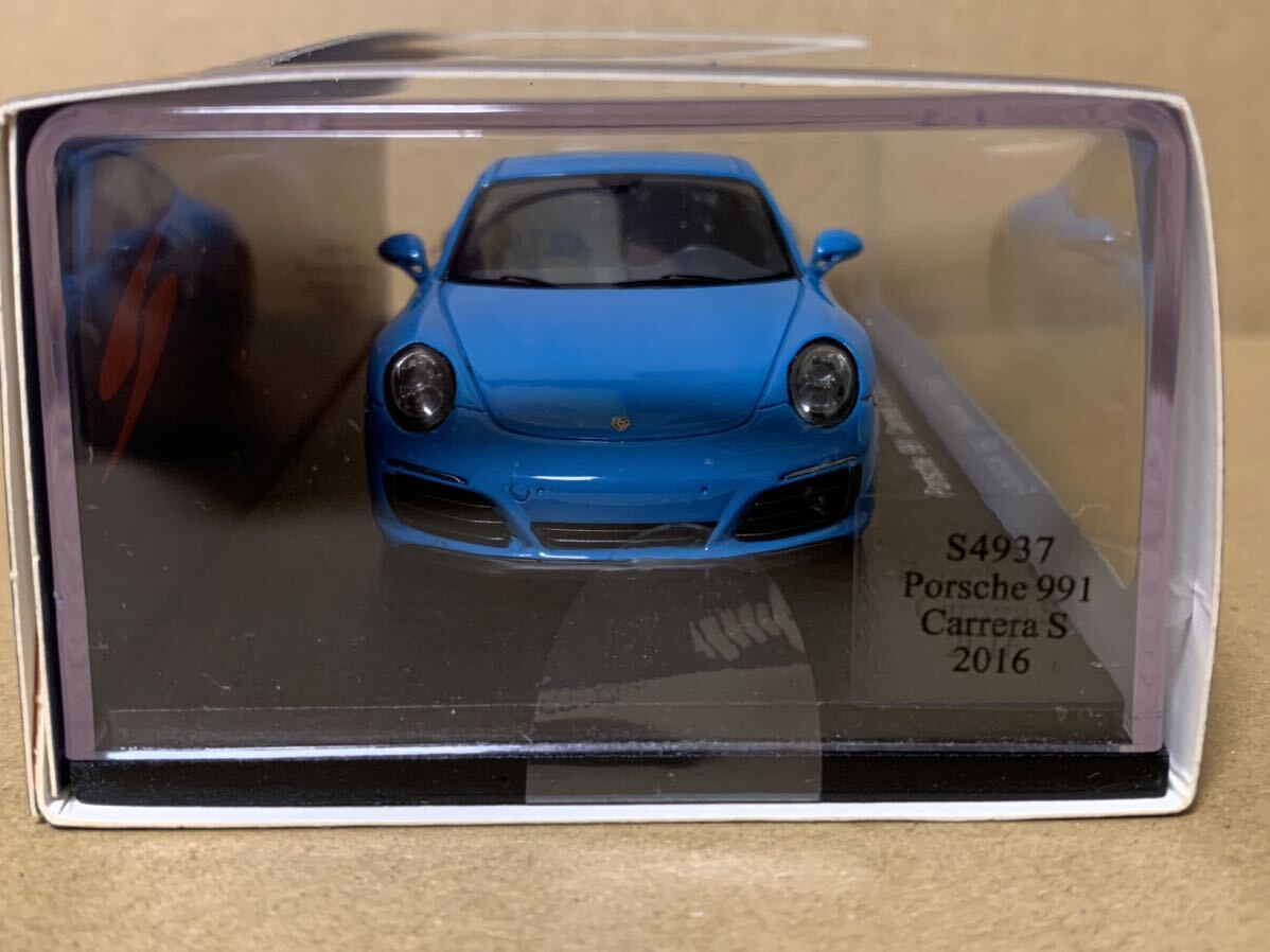 スパーク 1/43 ポルシェ 911 カレラS マイアミブルー 991.2 Spark 1/43 MINIMAX Porsche 911 Carrera S 991.2 Miami Blueの画像2