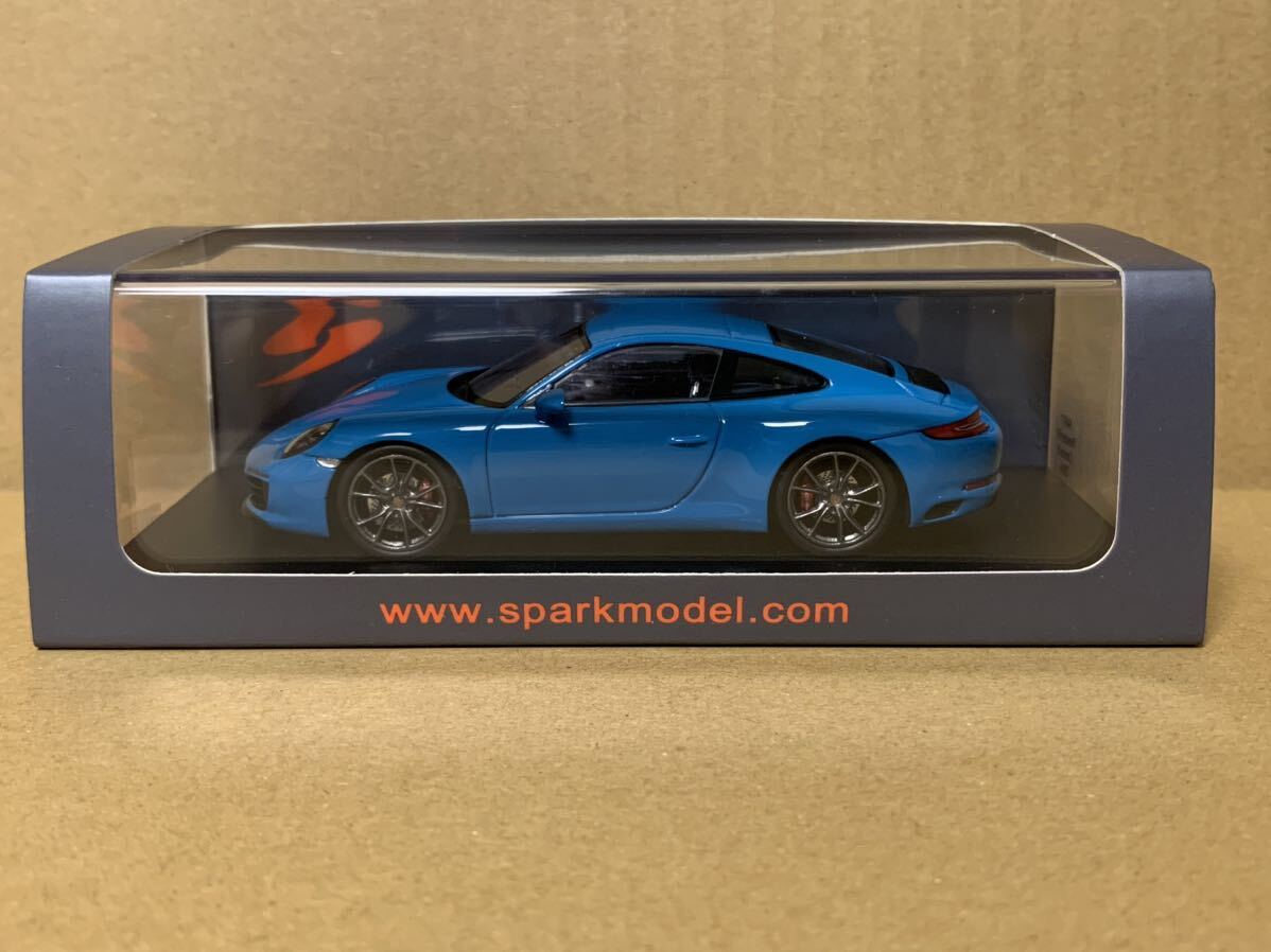 スパーク 1/43 ポルシェ 911 カレラS マイアミブルー 991.2 Spark 1/43 MINIMAX Porsche 911 Carrera S 991.2 Miami Blueの画像3