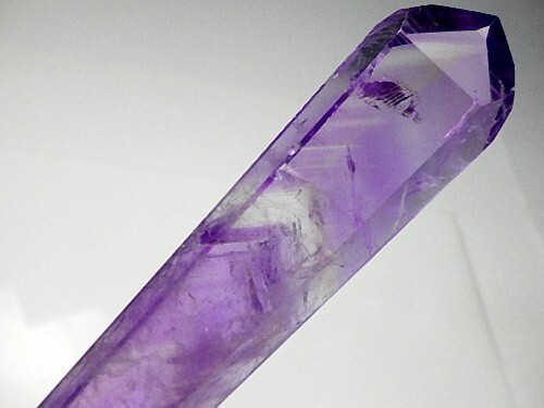 ファントムアメジスト 紫水晶 原石結晶　Amethyst レーザーポイント ワンド 送料無料 No.18_画像3