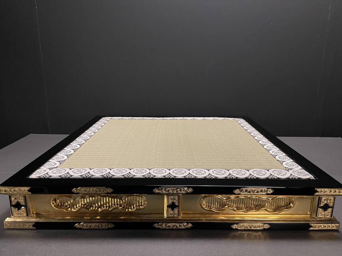 7500円 まごころ堂 中古美品 登高座 最高級本金箔 高さ9.3㎝ 幅 7500円 まごころ堂 中古美品 登高座 最高級本金箔 高さ9.3㎝ 幅