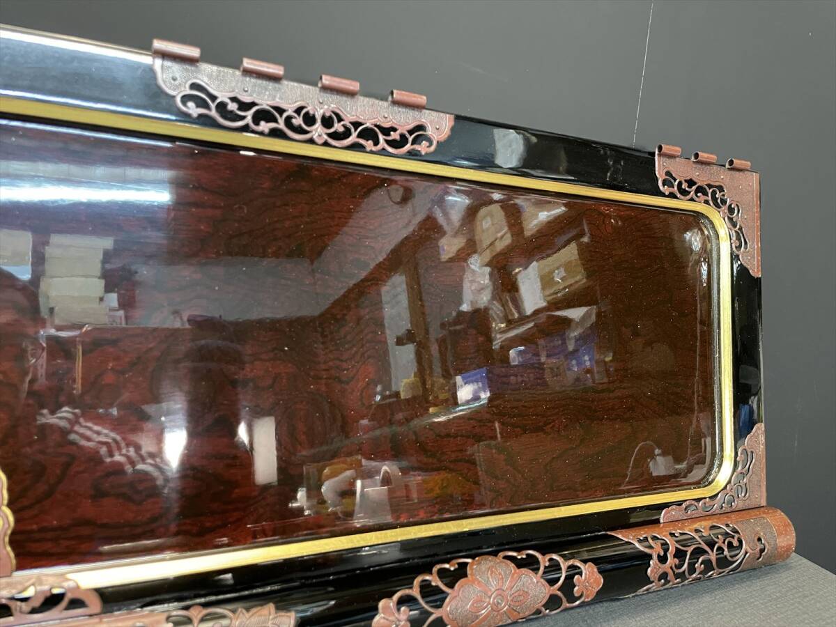 まごころ堂 中古品 伝統工芸品の仏壇大戸 桧木本金箔 漆 消金 まごころ堂 中古品 伝統工芸品の仏壇大戸 桧木本金箔 漆 消金