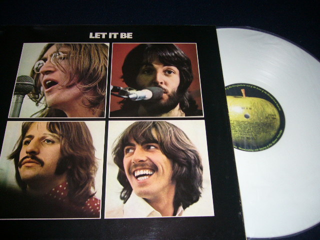* prompt decision have * rare valuable record *[LET IT BE] white vainaru color record *UK record *THE BEATLES* The * Beatles 