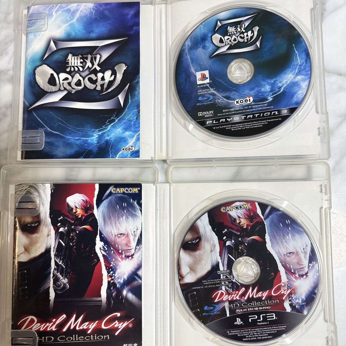 PS3 デビルメイクライHDコレクション　無双OROCHI Z