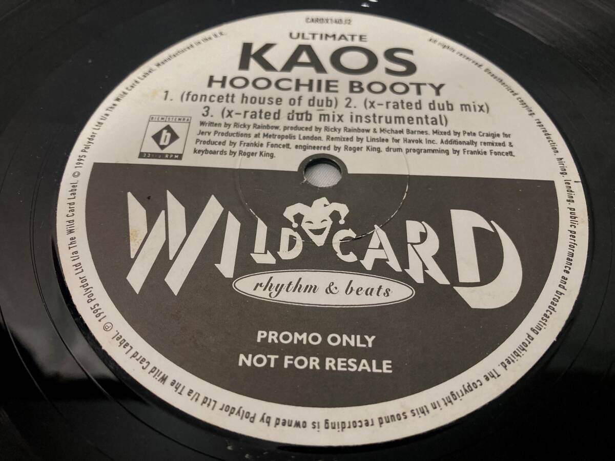 Ultimate Kaos - Hoochie Booty (2Lp UK Promo Only)【レアUK盤/試聴検品済】90's/Electronic/Hip Hop/RnB/Swing/House/12inch 2LP_画像6