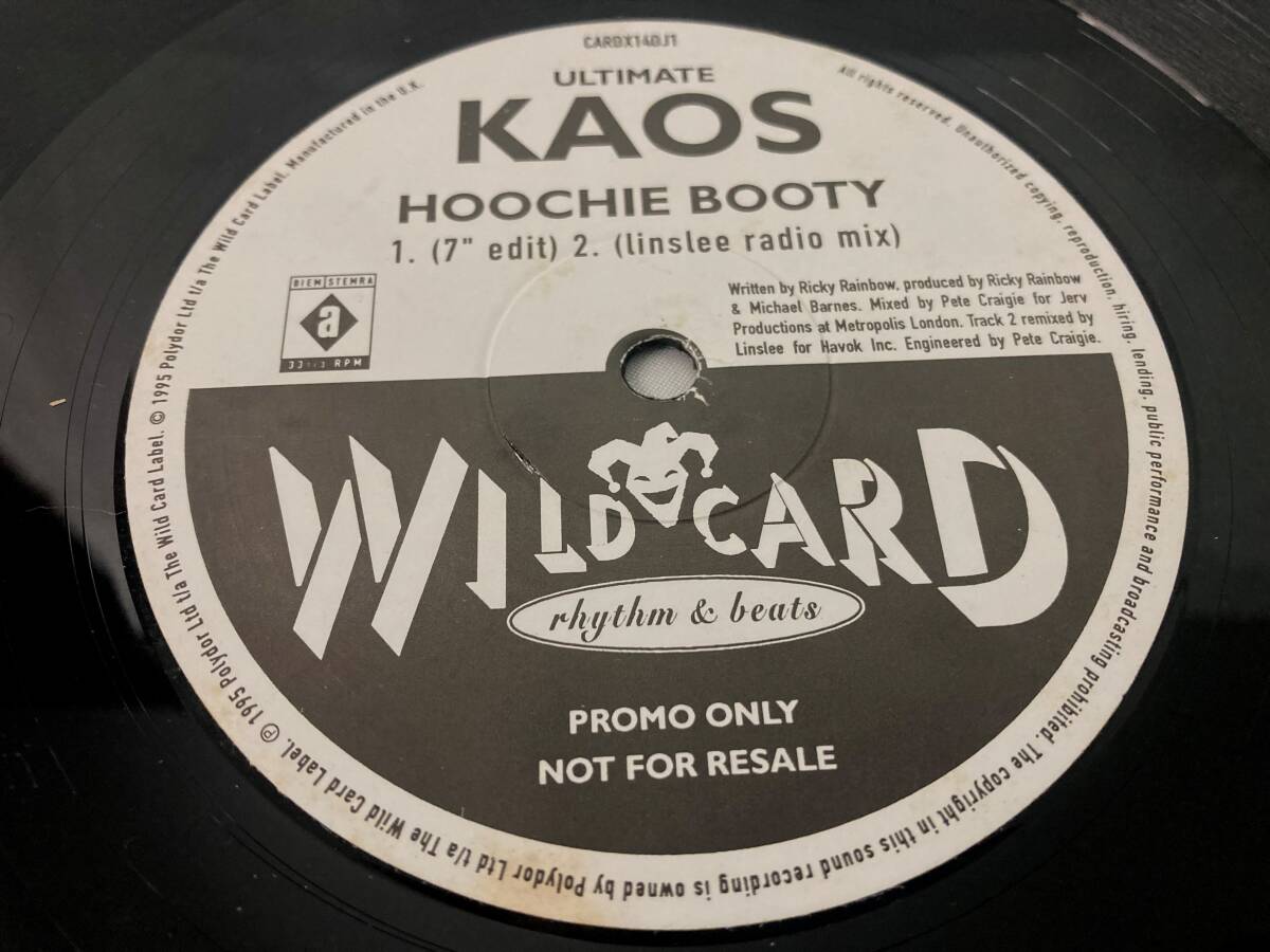 Ultimate Kaos - Hoochie Booty (2Lp UK Promo Only)【レアUK盤/試聴検品済】90's/Electronic/Hip Hop/RnB/Swing/House/12inch 2LP_画像8