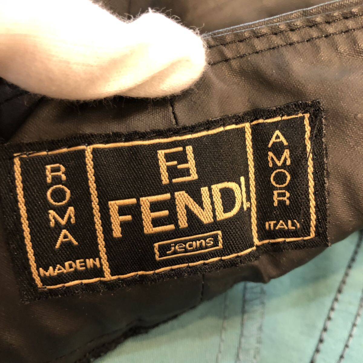 FENDI ジーンズ　黒色系　ミニスカート　18680412_画像8