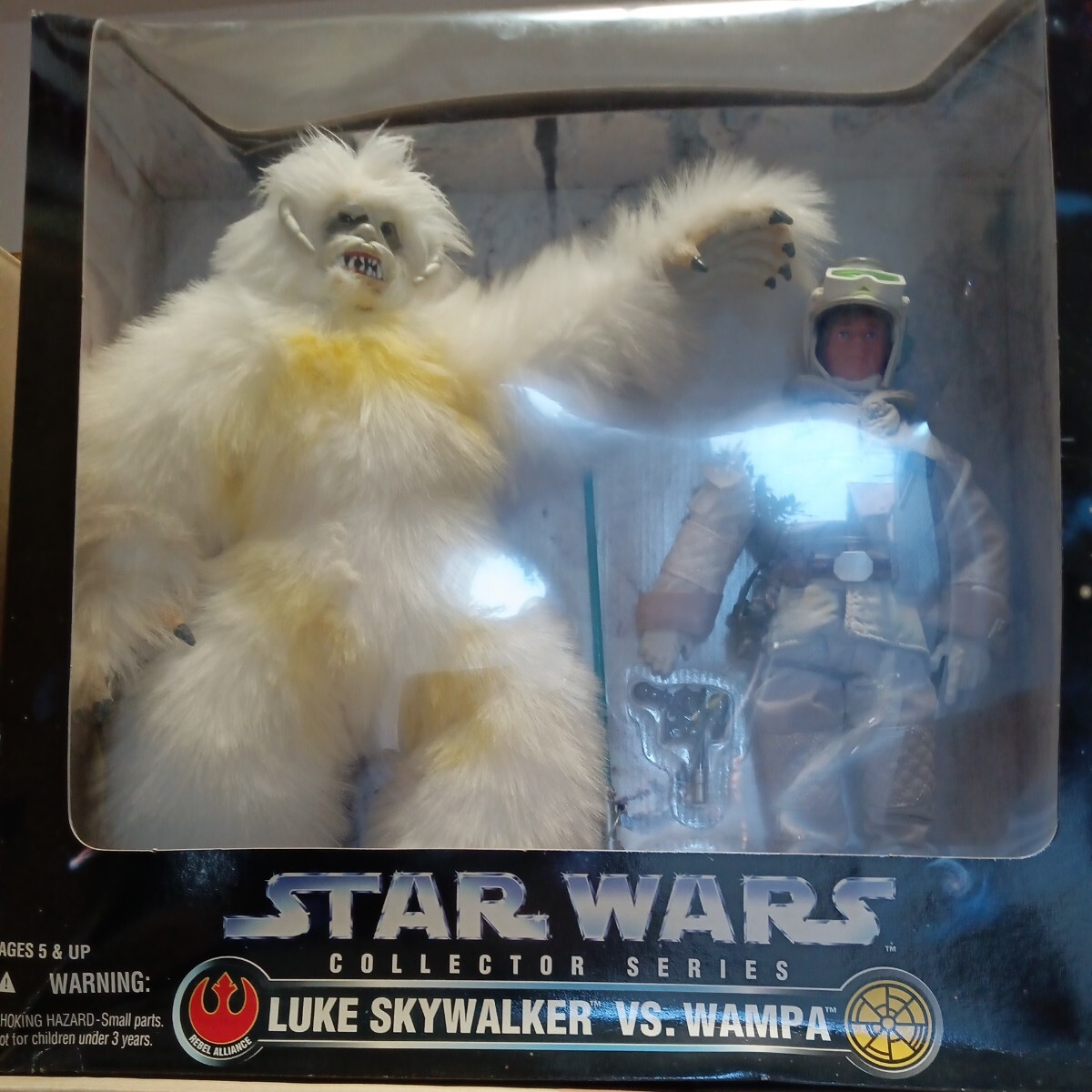 スターウォーズ ルーク・スカイウォーカー VS WAMPA kenner製  STAR WARS ワンパ 雪男 SF コレクターシリーズ 0309-A2Y-TA2の画像1