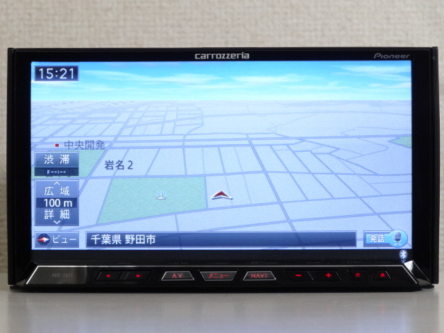 NVH0232【2014年地図】☆ carrozzeria AVIC-ZH77 ☆ 7V型ワイドVGA地デジ/DVD-V/CD/Bluetooth/USB/SD/チューナー・DSP AV一体型HDDナビ_画像2