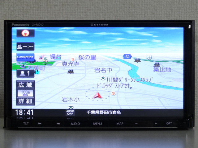 NVH0256【2017年地図】☆ Panasonic CN-RE04D ☆ SDカーナビステーション ストラーダ 180mmモデル_画像3