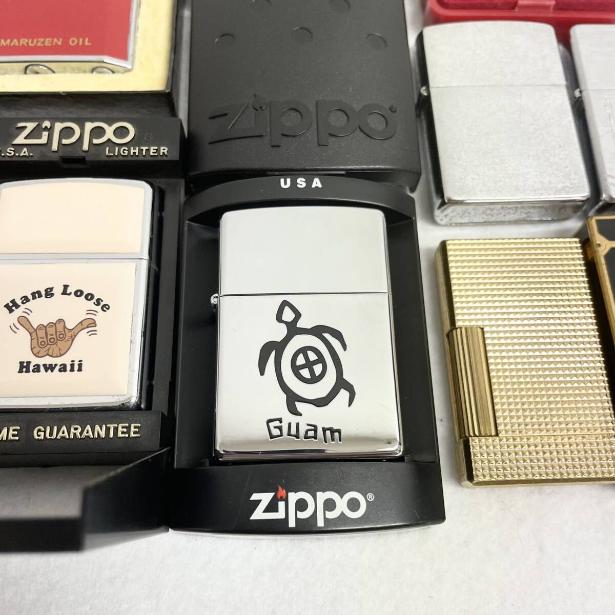 ライター おまとめ 13点セット ZIPPO ジッポー Dunhill ダンヒル サイン刻印 ゴールド シルバー 丸善石油 喫煙具 希少 記念品_画像5