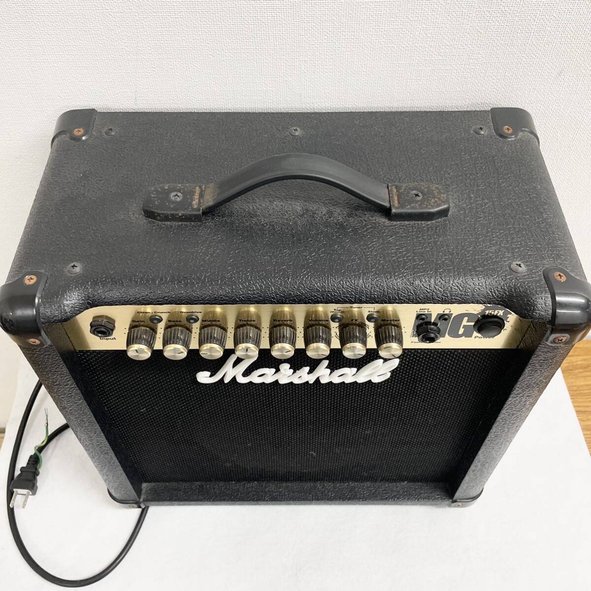 Marshall マーシャル【MG15FX】ギターアンプ GOLD 通電・動作確認済み_画像2