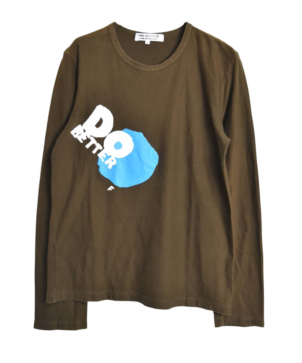 COMME des GARCONS コムデギャルソン AD2010 グラフィック 長袖Tシャツ カットソー 27993 - 791 90