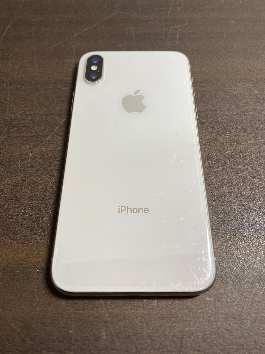 10424  iPhone X 256GB シルバー　SIMフリー　ジャンク品　※本体のみ