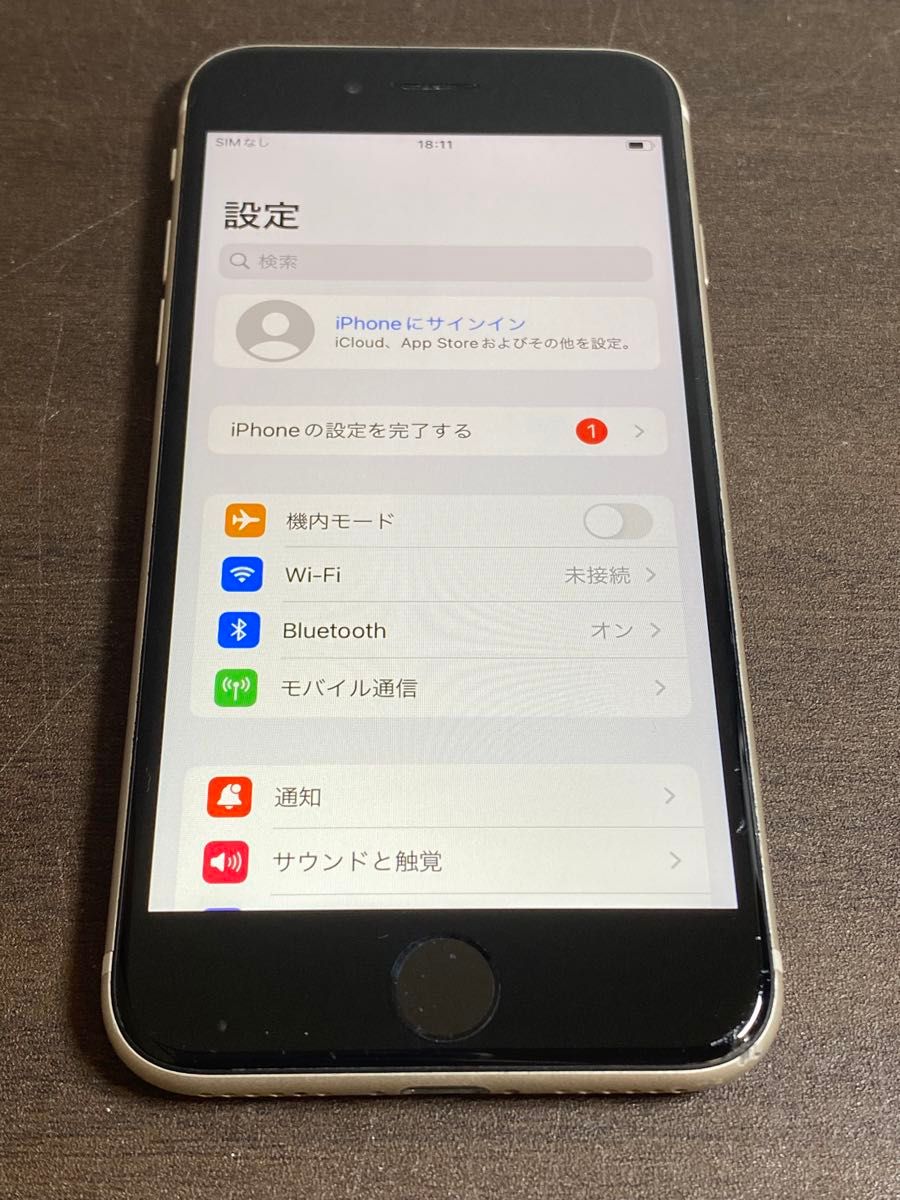 06304  iPhoneSE3 64GB ホワイト　SIMフリー　ジャンク品　※本体のみ