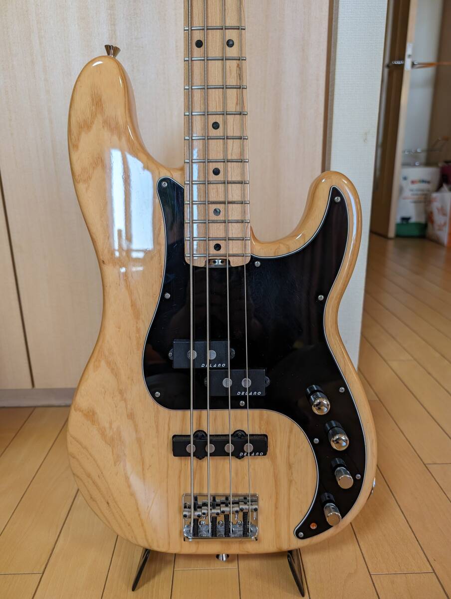 【USED】Fender USA Precision Elite フェンダー プレシジョン PU.＆ プリアンプ DELANOに換装品_画像1