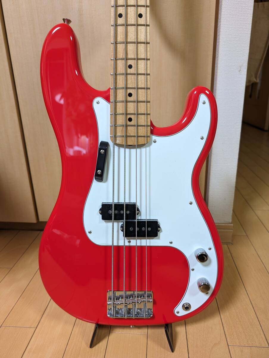 【新品同様】Fender Made in Japan Limited International Color P Bass Morocco Red フェンダーMIJ プレシジョンベースの画像1