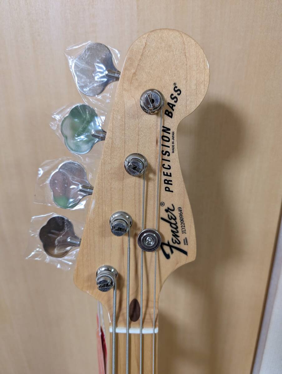 【新品同様】Fender Made in Japan Limited International Color P Bass Morocco Red フェンダーMIJ プレシジョンベースの画像2