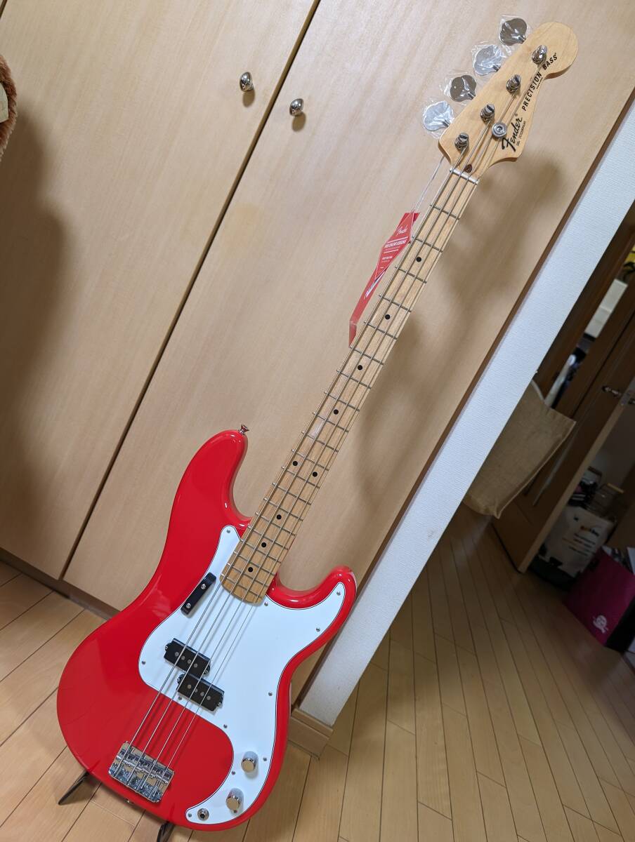 【新品同様】Fender Made in Japan Limited International Color P Bass Morocco Red フェンダーMIJ プレシジョンベースの画像5