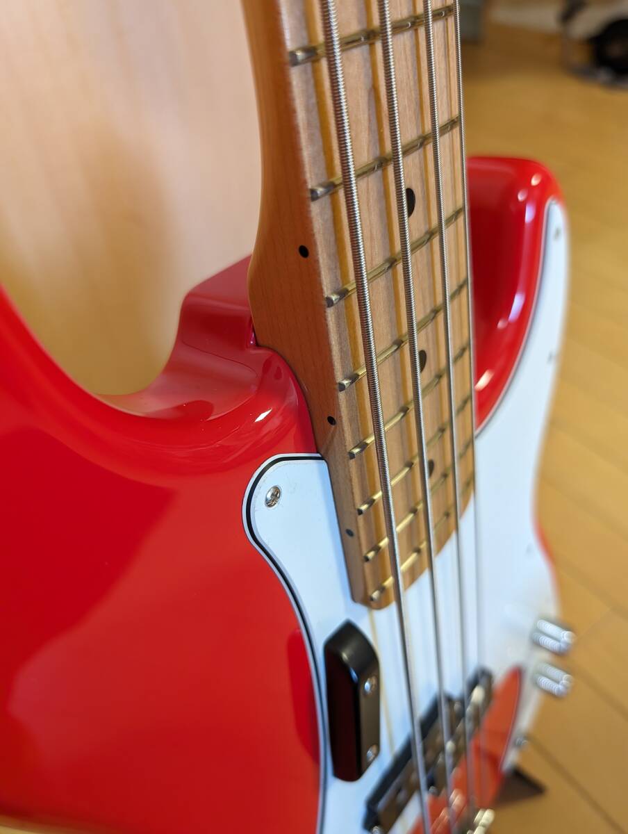 【新品同様】Fender Made in Japan Limited International Color P Bass Morocco Red フェンダーMIJ プレシジョンベースの画像7