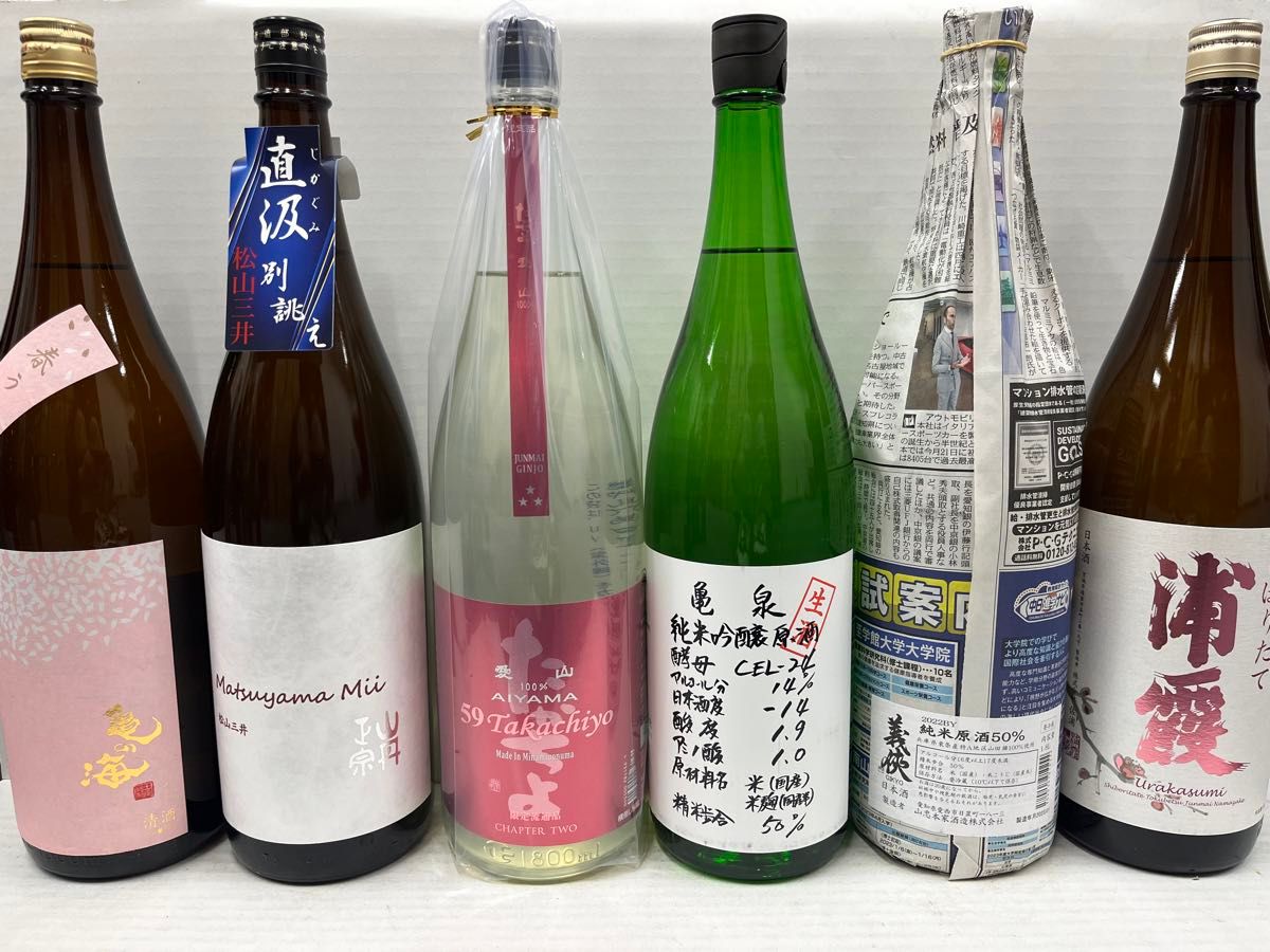 【日本酒】一升瓶6本セット 