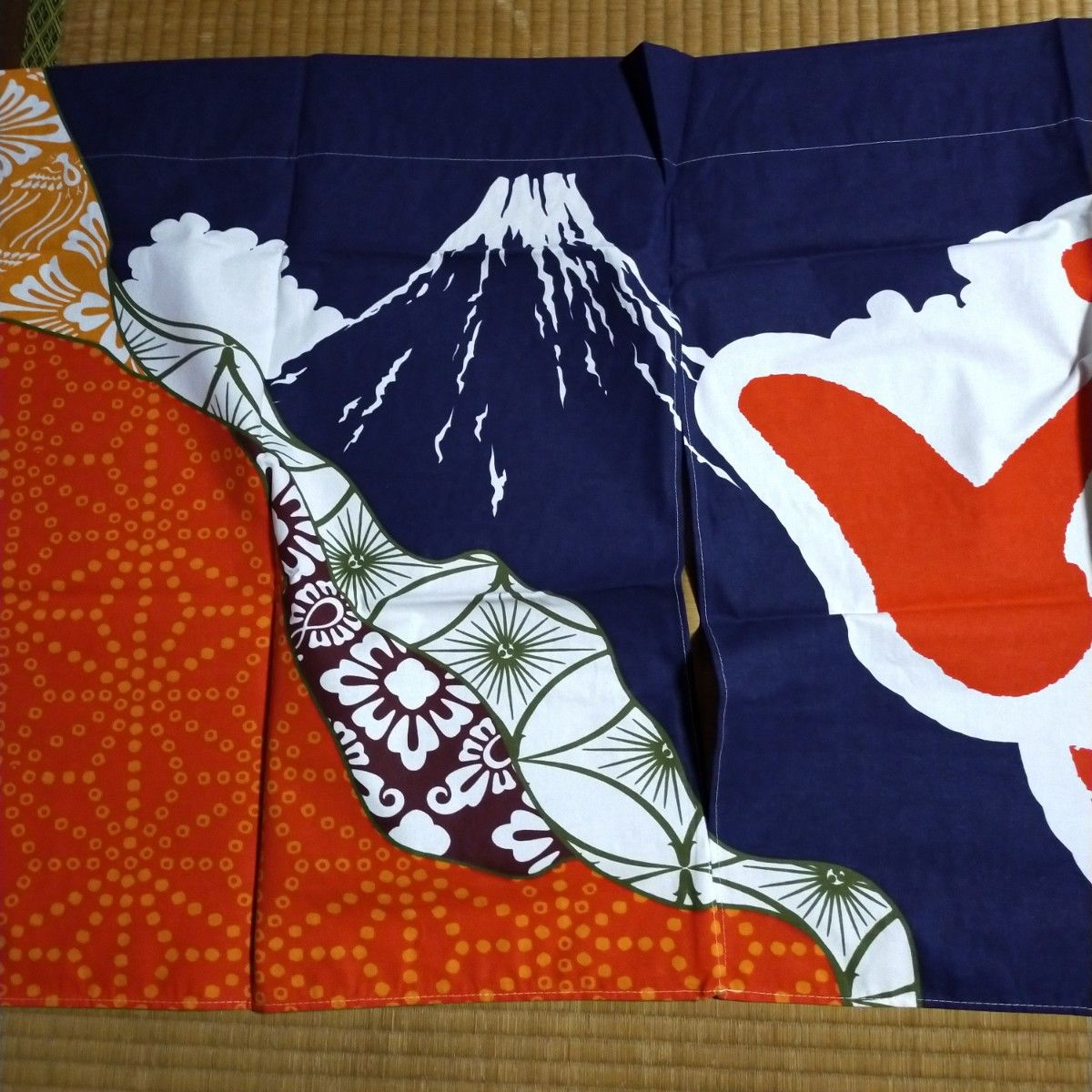 新品 北海道型のれん 銭湯のれん 牛乳石鹸 富士山 銭湯 非売品 レトロ