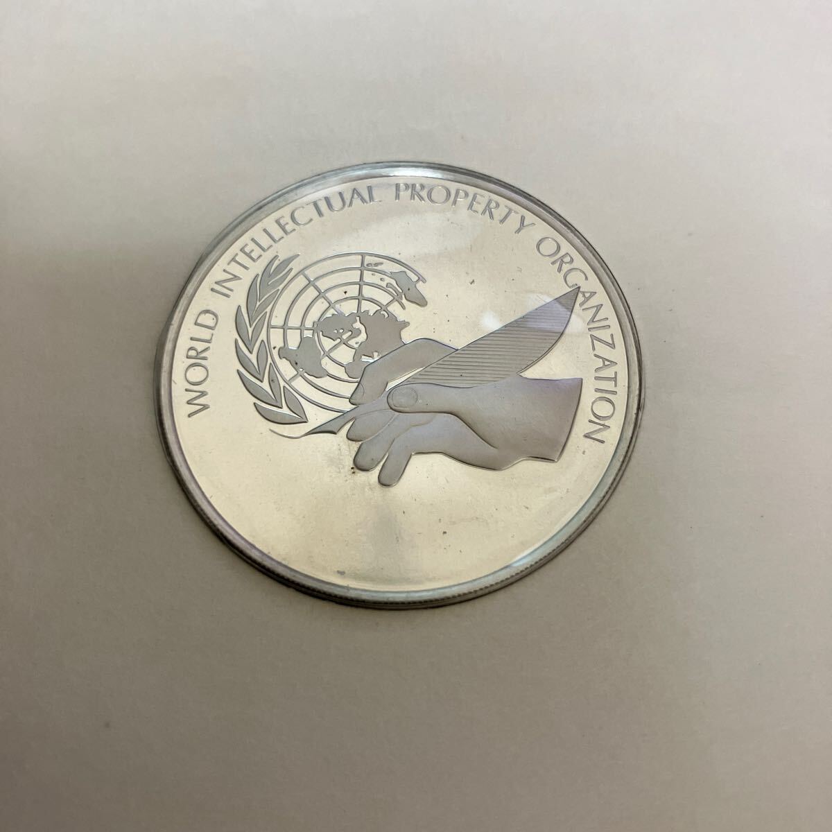 国連公式記念メダル 銀製(925／1000) 1977年シリーズ NO.1の画像5