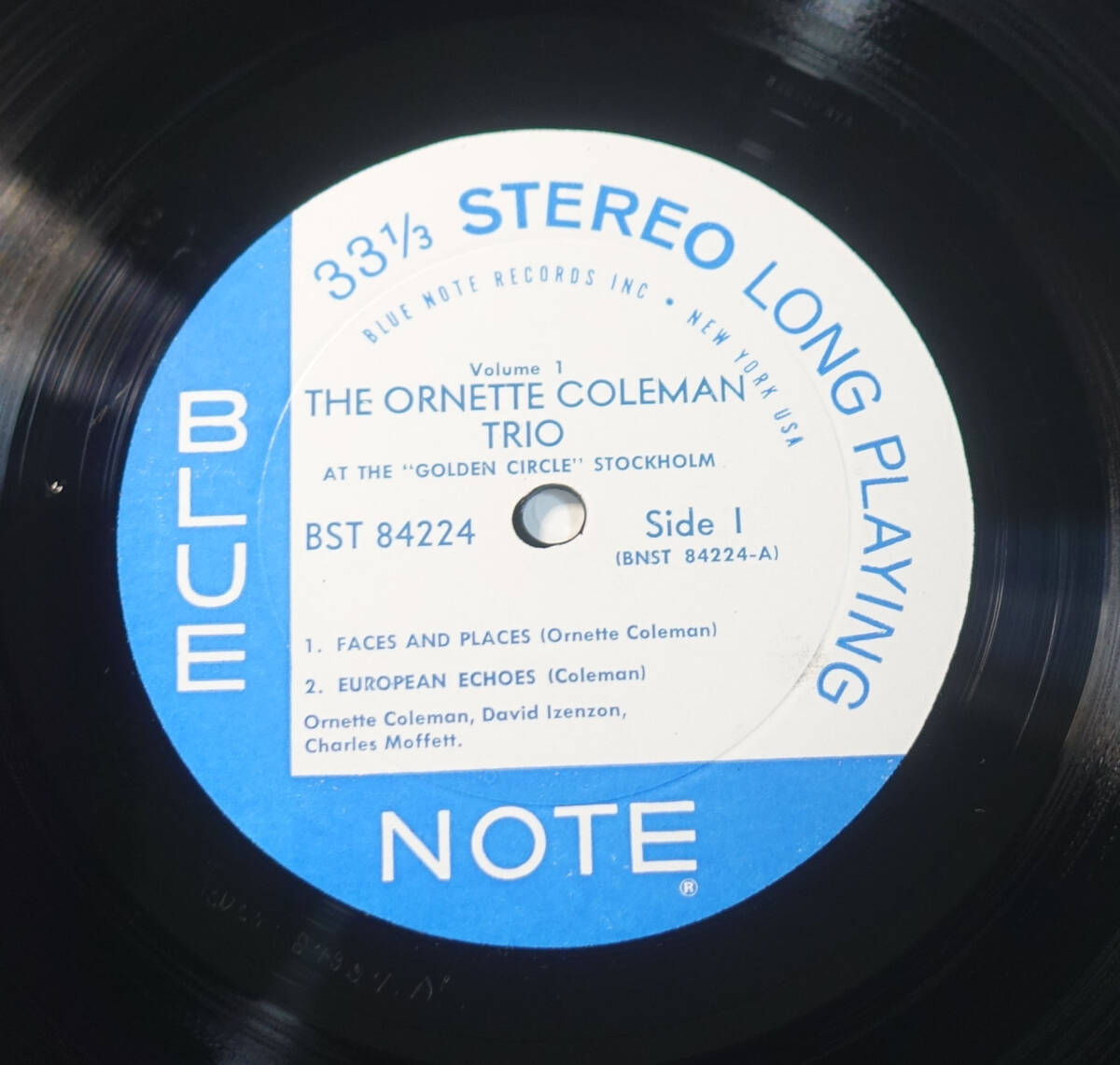 極上品! US BLUE NOTE BST 84224 オリジナル The Ornette Coleman VOL 1 / NYC/RVG/EAR_画像3