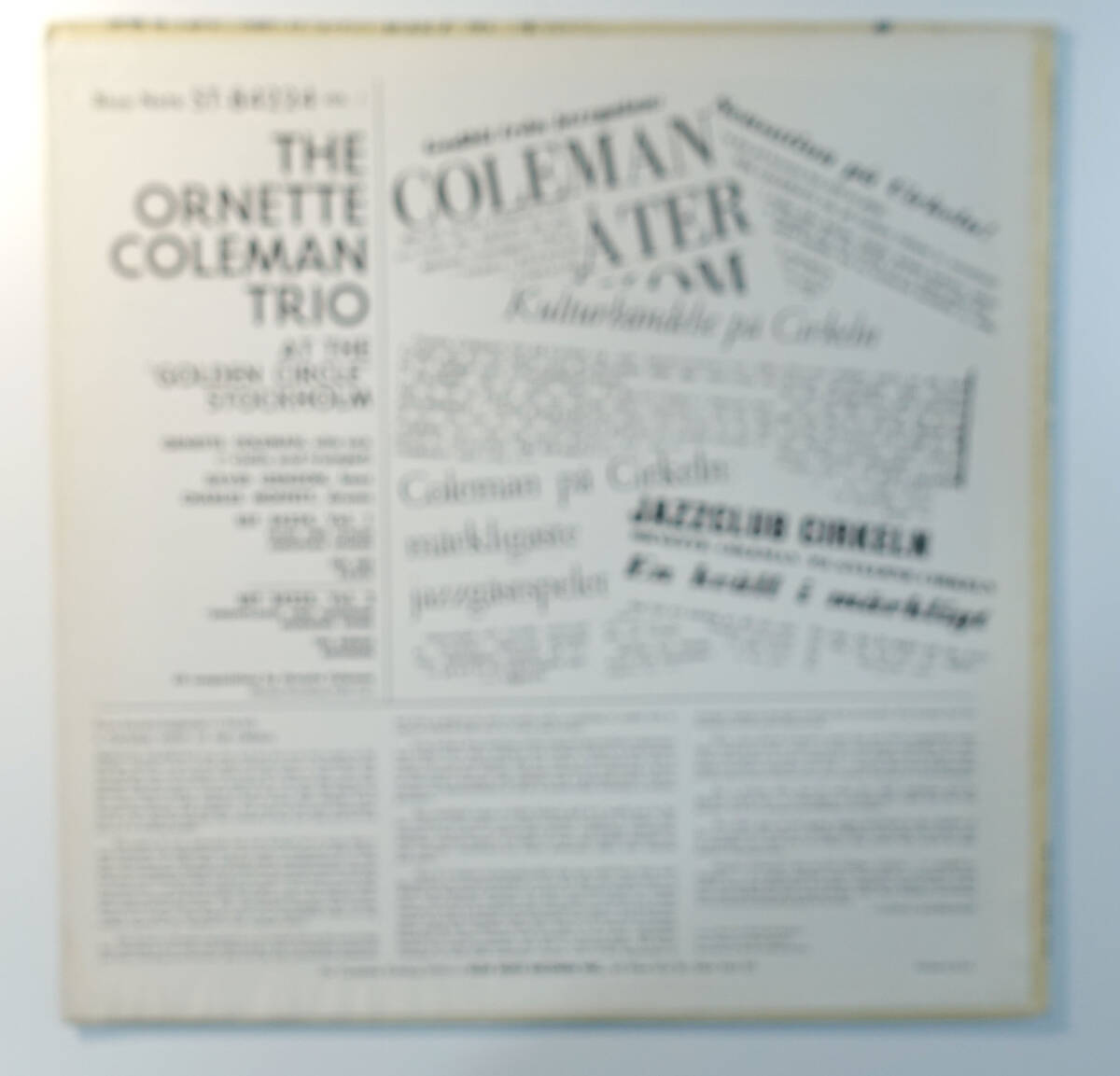 極上品! US BLUE NOTE BST 84224 オリジナル The Ornette Coleman VOL 1 / NYC/RVG/EAR_画像2