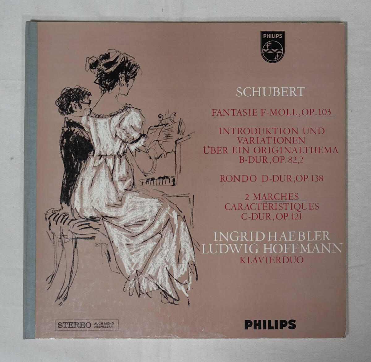 蘭PHILIPS ST シューベルト: ピアノ作品集 イングリット・ヘブラーの画像1