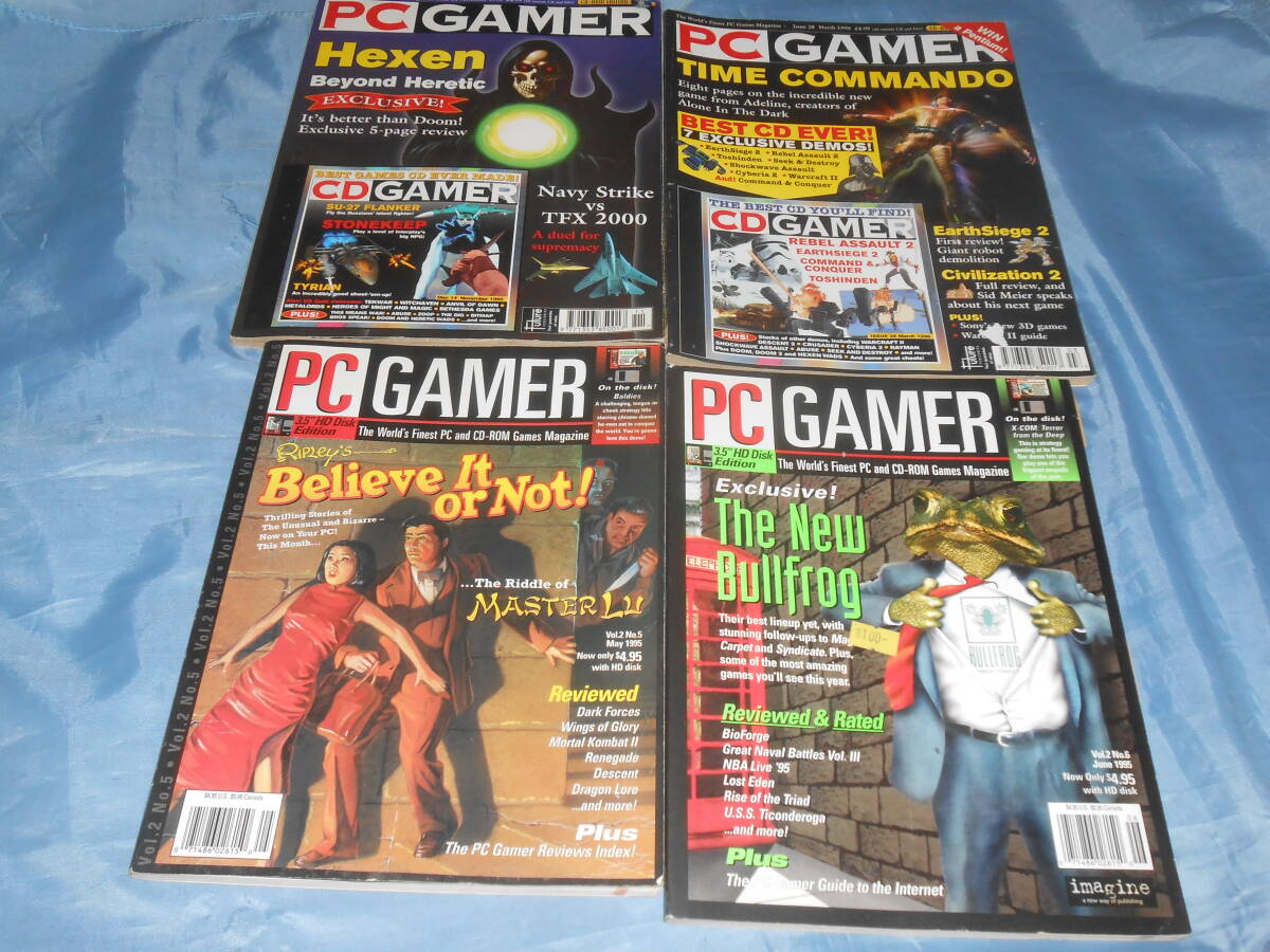 PC　GAMER　4冊　PCZONE　3冊_画像2