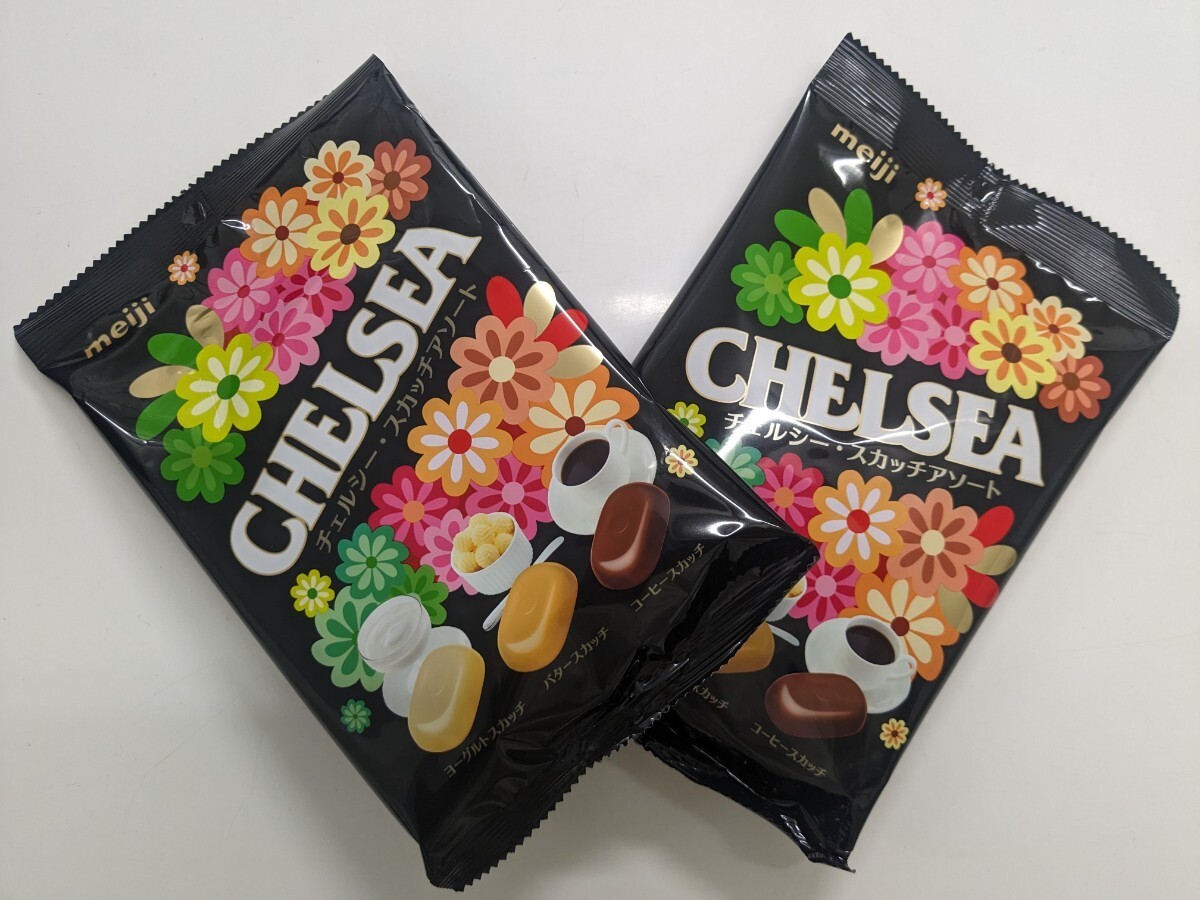 稀少【送料無料 500円スタート 2袋】チェルシー CHELSEA スカッチアソート （バター・ヨーグルト・コーヒー）未開封品 賞味期限2025.3_画像1