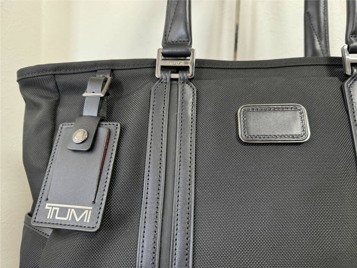 激レア●日本限定●定価74800円●新品●TUMI JARVIS 68414DE イースト ウエスト バリスティックナイロン レザー トートバッグ 国内正規品_画像4