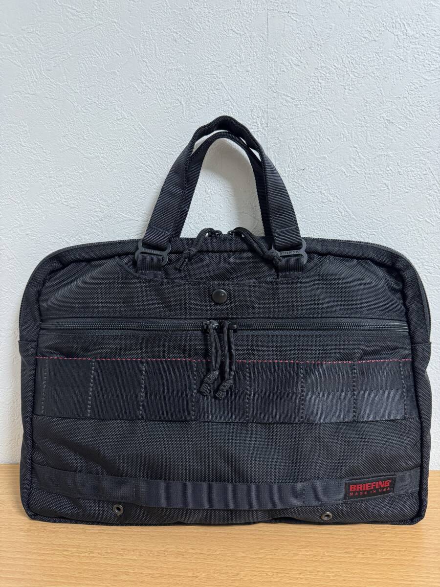 希少●定価36300円●極美品●BRIEFING ブリーフィング ブリーフケース ビジネスバッグ MOLLE BAG クラッチバッグ 2way 黒 アメリカ製_画像3