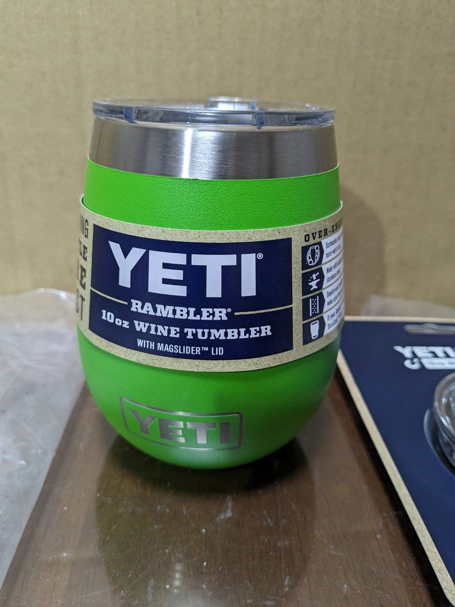 予備蓋付 YETI ワインタンブラー 10oz 295ml キャノピーグリーン イエティ ランブラー