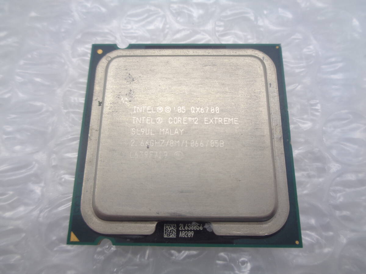 Intel Core 2 Extreme QX6700 2.66Ghz SL9UL LGA775 中古動作品(C256)_画像1