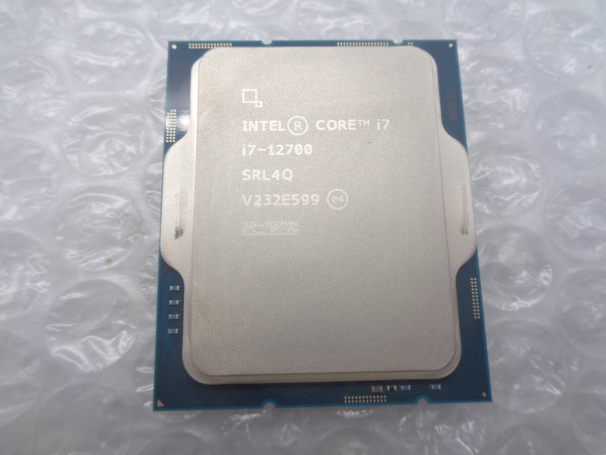 1円～ Intel Core i7-12700 2.1Ghz SRL4Q LGA1700 中古動作品(C286)_画像1