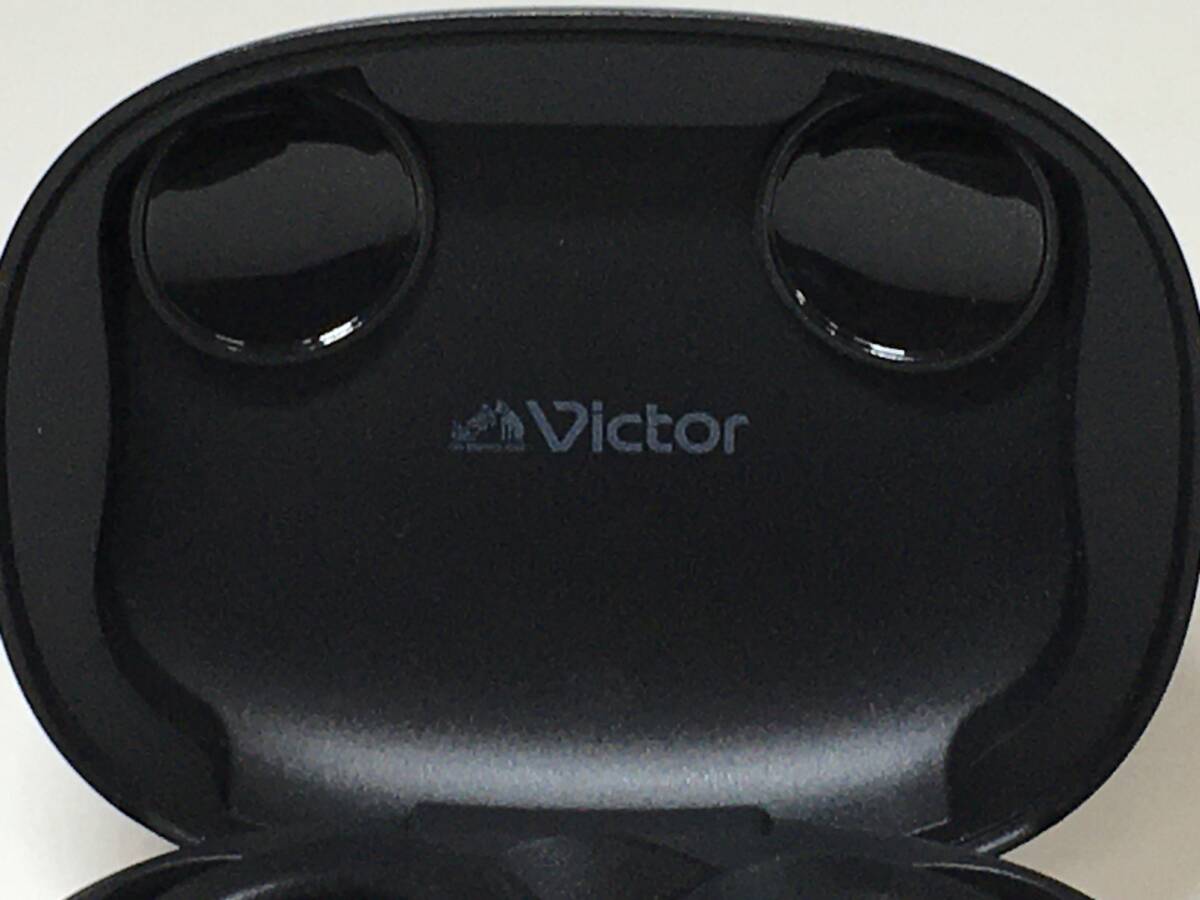 【簡易動作確認済み】 JVCケンウッド Victor HA-EC25T ワイヤレスイヤホン 耳かけ式 ビクター_画像3