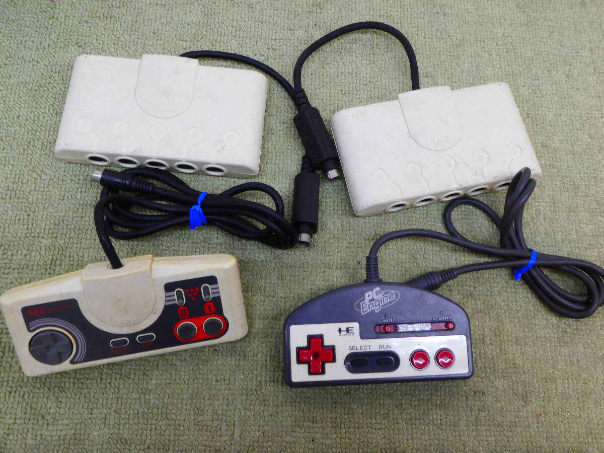 073-B37) junk PC engine DUO-R controller adapter cable set sale * explanatory note obligatory reading *