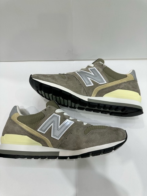 268-HK12) NEW BALANCE M996 made in USA 28.0cm ニューバランス USA製 グレー スエード ローカット スニーカー 米国製 _画像5