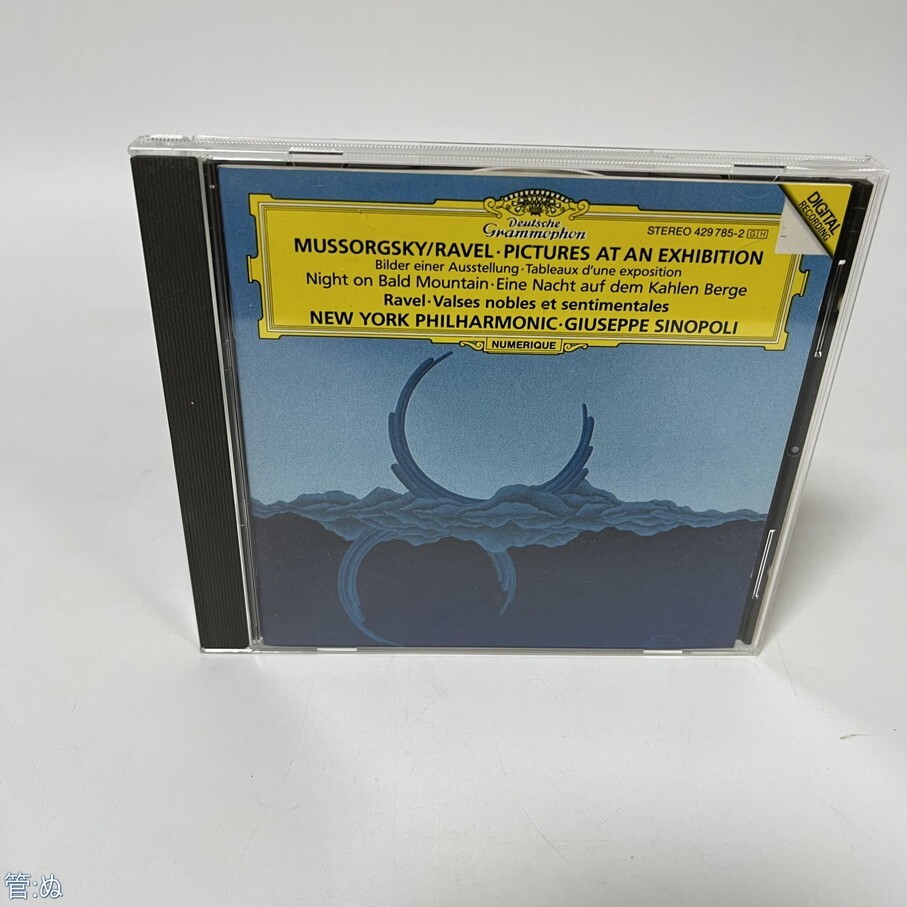 CD GIUSEPPE SINOPOLI / MUSSORGSKY、RAVEL：BLIDER EINER AUSSTELLUNG U.A.[輸入盤] 管:ぬ [0]P_画像1