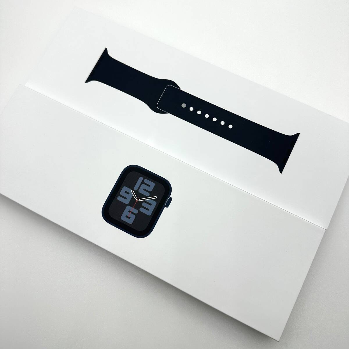 【ケア未開始】Apple アップル MRE93J/A Apple Watch SE GPS アルミニウム Gen2 第二世代 44mm ミッドナイト M/L