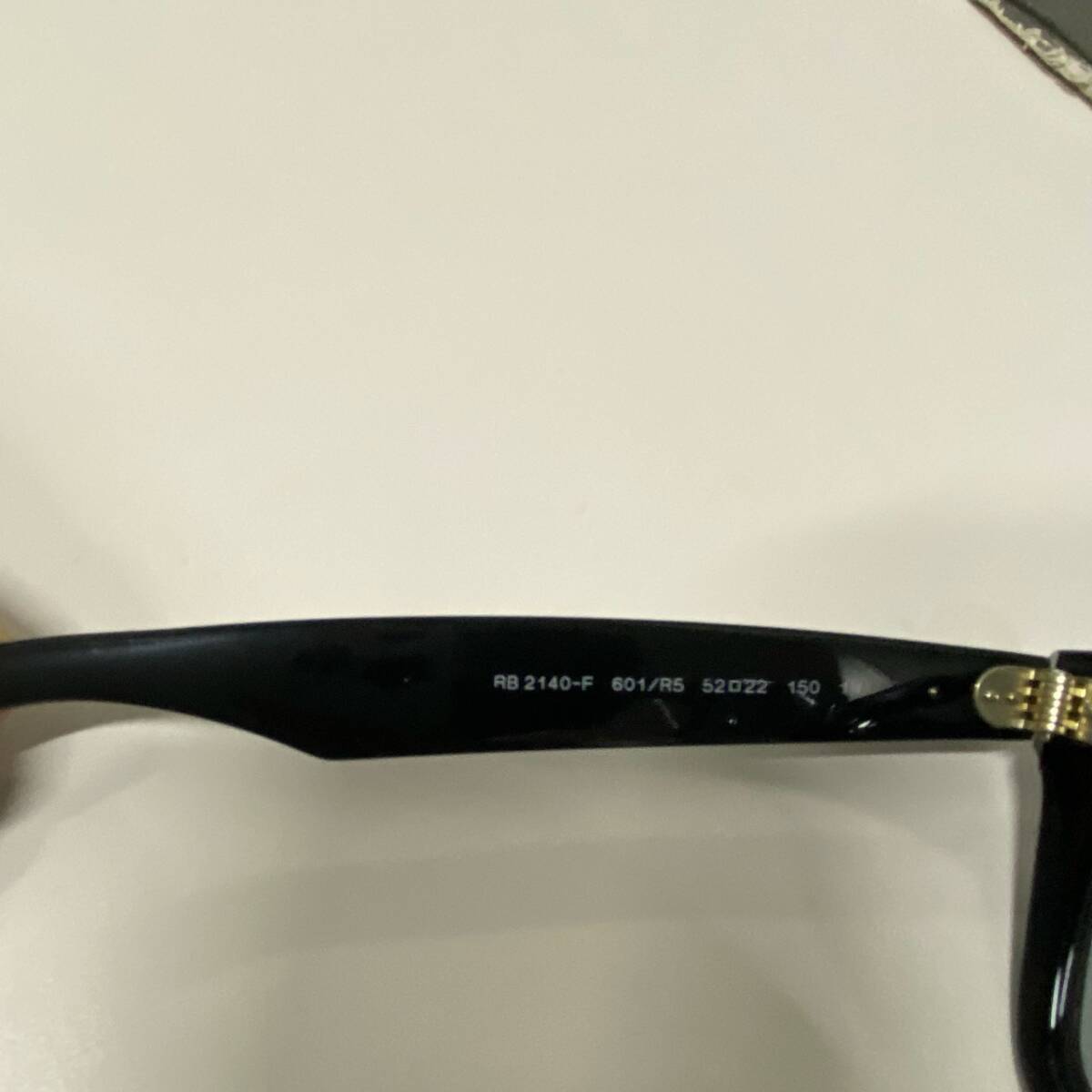 レイバン サングラス ウェイファーラー Ray-Ban RB2140-F 601/R5 52□22 150 1N WAYFARER 保管ケース付き /767_画像4