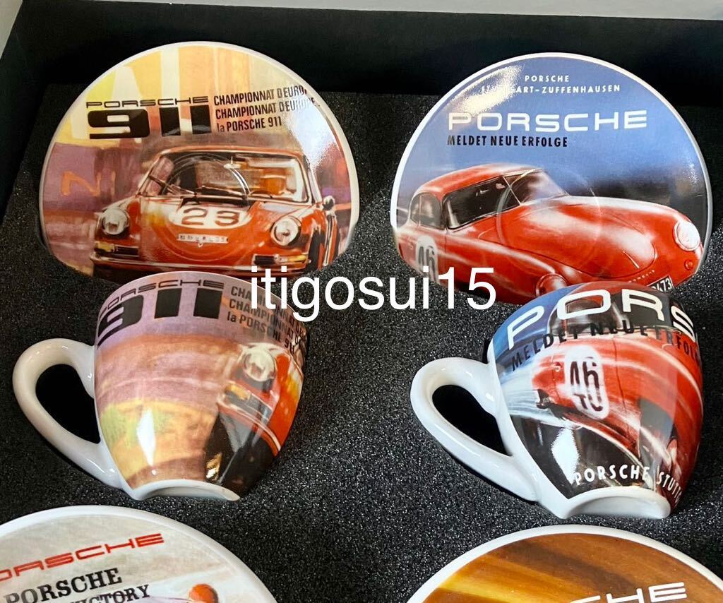 ★【未使用】ポルシェ PORSCHE★カップ&ソーサー ルマン 904 911 食器 コップ_画像2