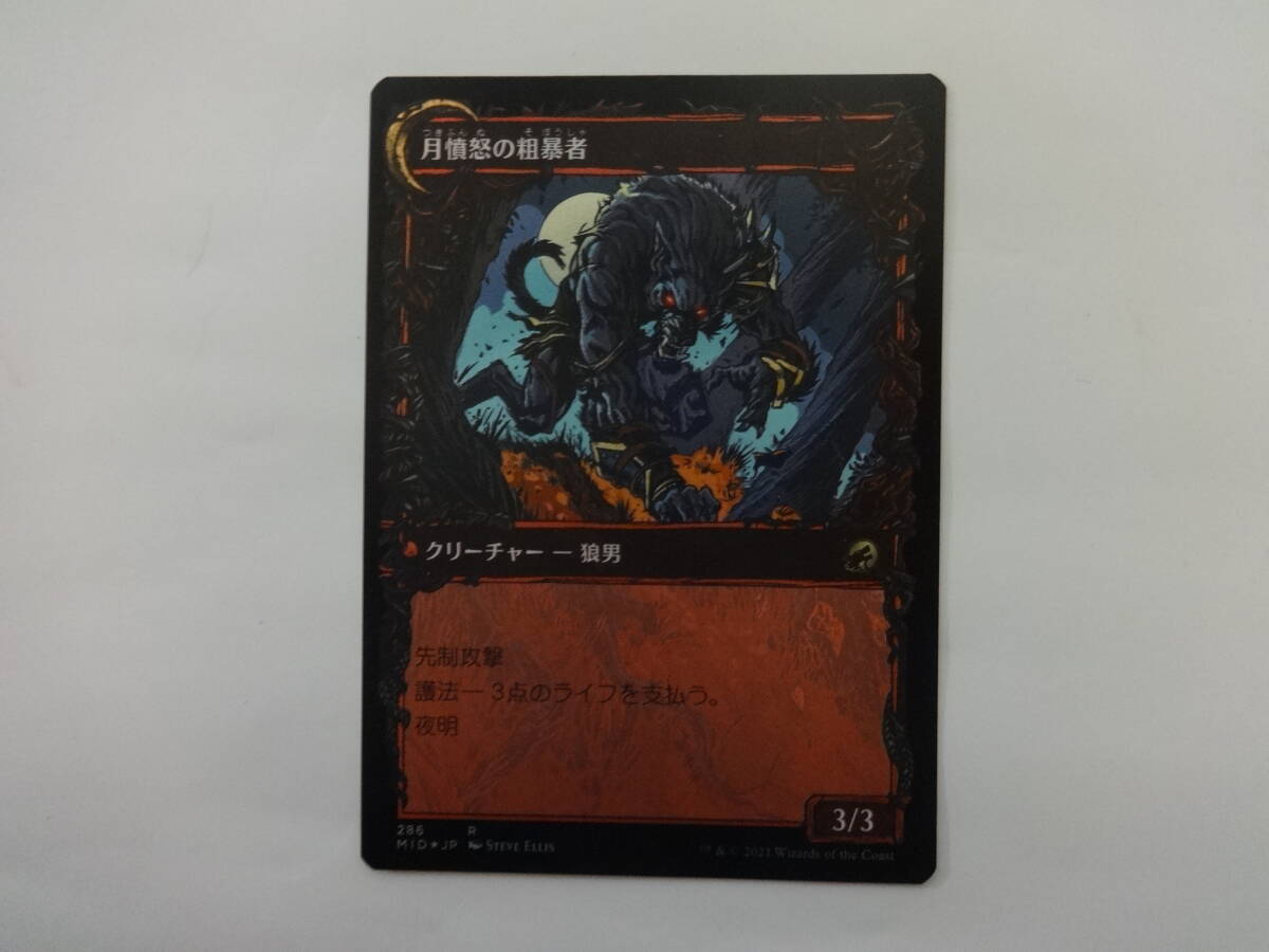 H011 中古 トレカ マジックザギャザリング MTG 粗暴な聖戦士 Brutal Cathar 日本語 Foil ショーケース イニストラード : 真夜中の狩り_画像2